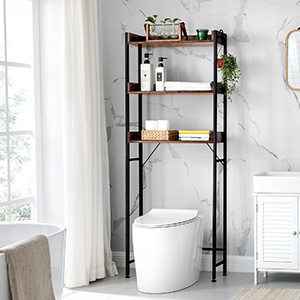 WC feletti tárolóállvány, mosógép polc 63 x 165 x 25 cm | 
