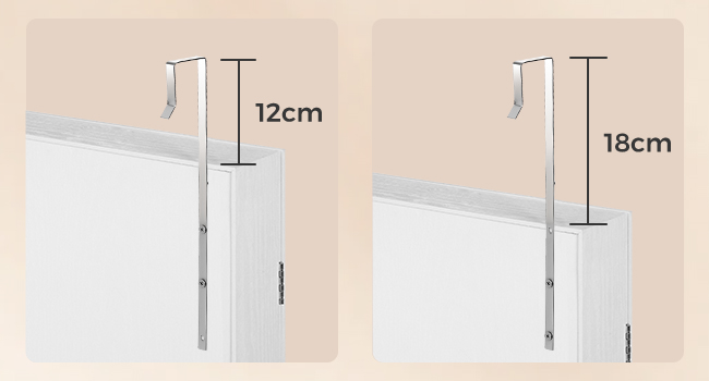  LED ékszertartó falra vagy ajtóra szerelhető 37 x 108 x 9,3 cm