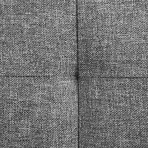 Puff, tárolópad 76 x 38 x 38 cm sötétszürke |