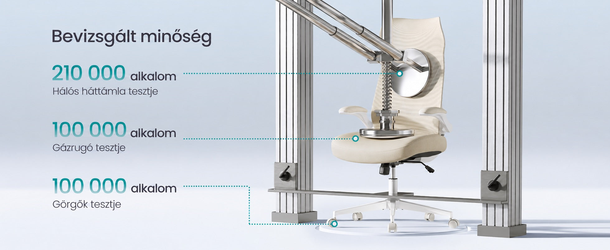 SONGMICS ergonomikus irodai szék fejtámlával, felhajtható kartámaszokkal, max. 150 kg, cappuccino bézs