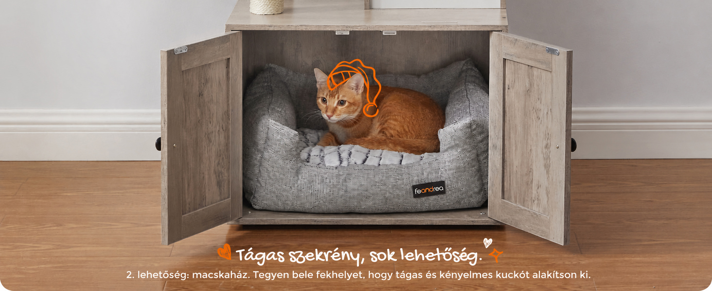Tágas szekrény, sokféle felhasználásra
